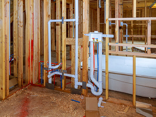 new construction plumbing